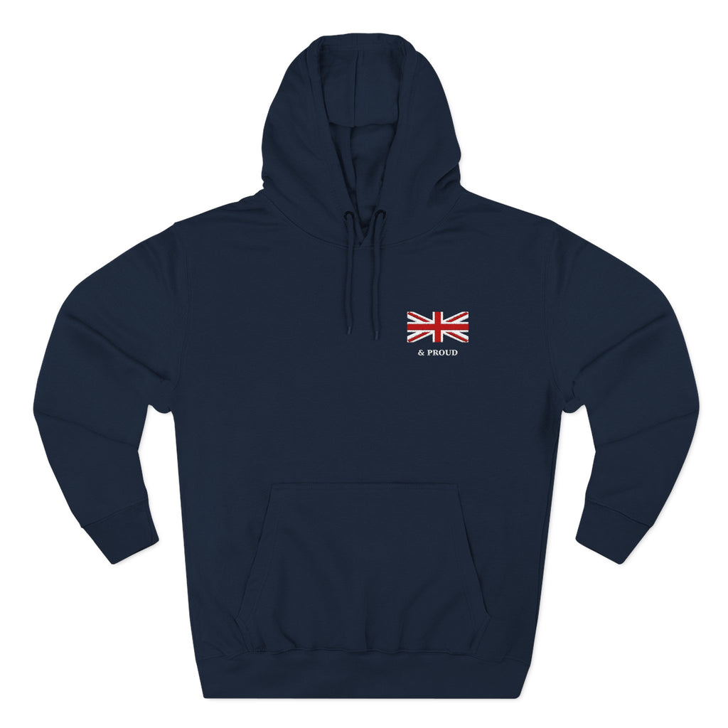 British & Proud Flag Jumper | Blue British & Proud Flag Jumper