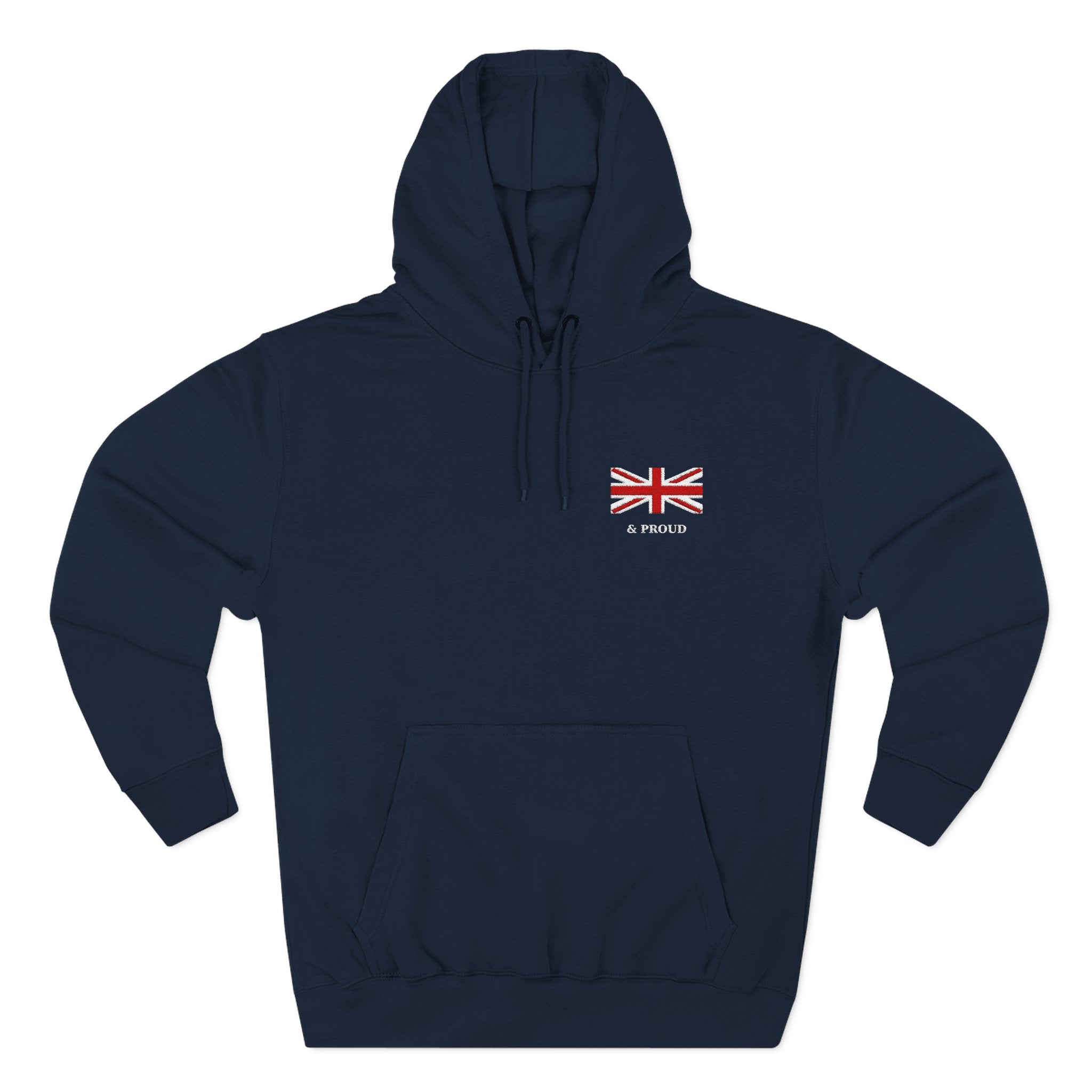 British & Proud Flag Jumper | Blue British & Proud Flag Jumper