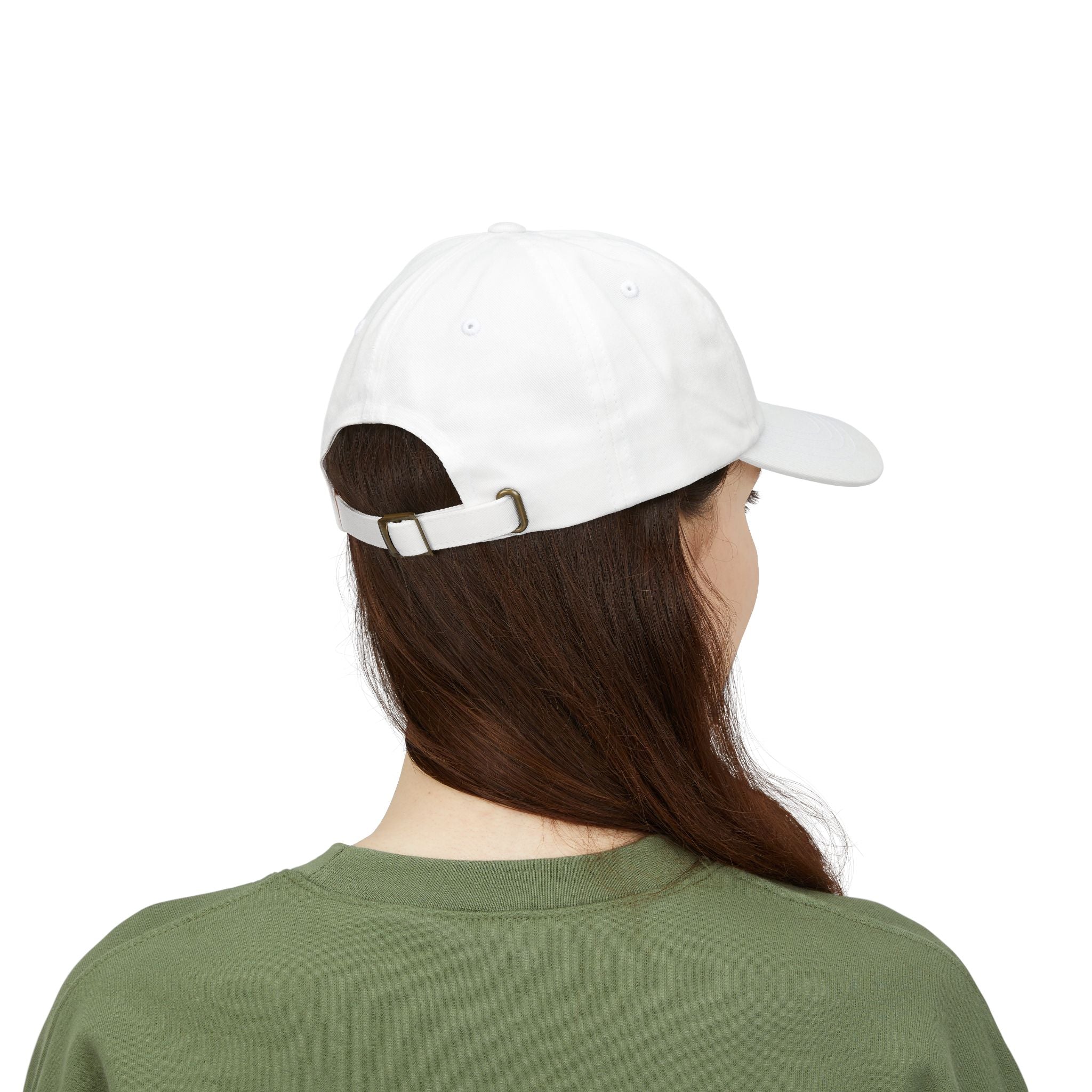 English Girl wearing White English & Proud Cap hat