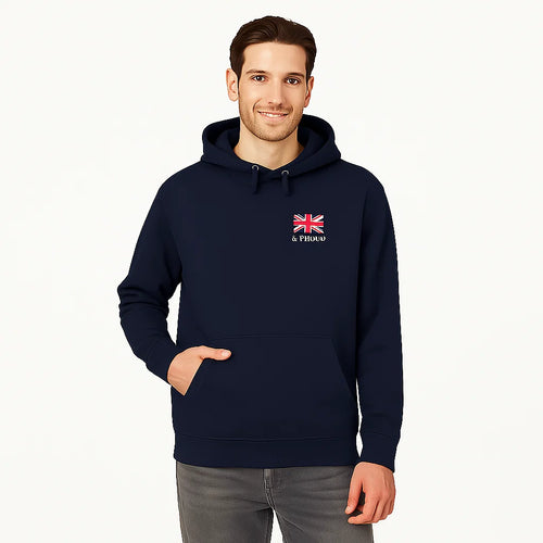 British & Proud Flag Jumper | Blue British & Proud Flag Jumper